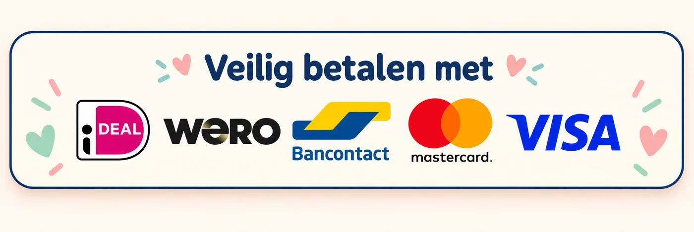 Veilig betalen met iDEAL, Wero, Bancontact, Mastercard en Visa